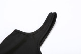 Solid Color Sleeveless Backless Slim Romper GYME-K22Q25057