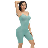 Solid Color Sling Slim Shaping Romper GYWU-P801