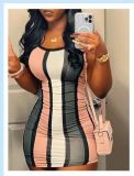 Casual Print Sleeveless Sling Mini Dress GYXF-112