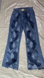 Metal Button Twisted Love Jeans  QYXZ-9125