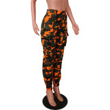 Fashion Camouflage Print Pocket Pant OD-8635