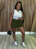 Solid Color Casual Sport Short SFY-472