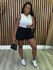 Solid Color Casual Sport Short SFY-472