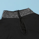 Hot Drill Sleeveless Tight Mini Dress NY-3202