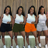 Solid Color Casual Sport Short SFY-472