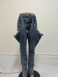 Plus Size Fashion Personalised Jeans QYXZ-9174