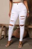 Casual Holes Denim Pencil Jeans GQDH-1076