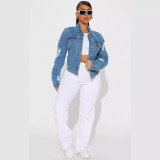 Long Sleeve Holes Denim Jackets GQDH-2309