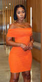 One Shoulder Tight Knits Mini Dress SFY-470