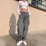 Casual Drawstring Loose Sports Pants XCFF-20256