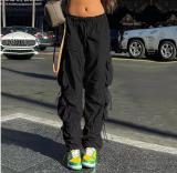 Casual Drawstring Loose Sports Pants XCFF-20256