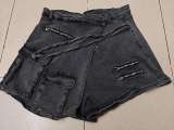 Fashion Zipper Multi Pockets Denim Shorts XCFF-8676