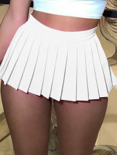 Summer Solid Cute Sexy Mini Pleated Short Skirt SFY-TW200