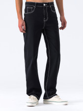 Men Fashion Denim Zipper Straight Jeans XCFF-8988