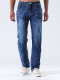 Men Fashion Denim Zipper Straight Jeans XCFF-8988