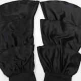 Sexy Wrap Solid Color Pressed Pleated Jumpsuit CYA-901250