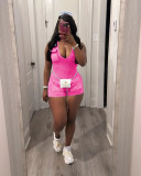 Casual V Neck Sleeveless Romper TR-1313