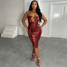 Sexy Sling Hollow Out Party Dress GKLK-D3211521