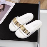 Cowhide Non-slip Letter Sandals GDLW-777