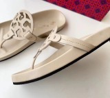 Hollow Out Patchwork Flat Beach Clip Toe Slippers GDLW-8122
