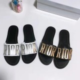 Letter Metal Buckle Fashion Sandals Slippers GDLW-080