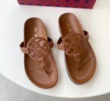 Hollow Out Patchwork Flat Beach Clip Toe Slippers GDLW-8122