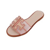 Mesh Patchwork Flat Sandal Slippers GDLW-816