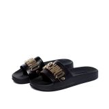 Cowhide Non-slip Letter Sandals GDLW-777