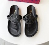 Hollow Out Patchwork Flat Beach Clip Toe Slippers GDLW-8122