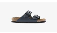 Frosted Leather Double Buckle Vintage Slippers GDLW-777-1-1
