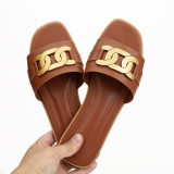 Fashion One-Line Flat Sandal Slippers GDLW-319
