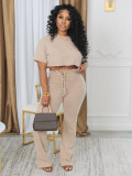 Short Sleeve Short T Shirt Two Piece Pants Set SFY-479