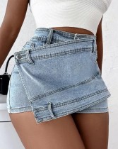 Fashion Denim Irregular Short GSMJ-320