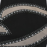 Wrap Chest Sleeveless Hot Drill Split Evening Dress CYA-901245