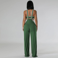 Fashion Slim Wrap Chest And Sling Jumpsuit 2 Piece Set CYA-901259