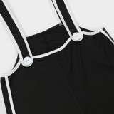 Fashion Slim Wrap Chest And Sling Jumpsuit 2 Piece Set CYA-901259
