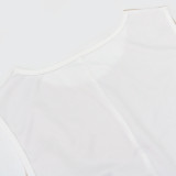 Sequin See Through Tassel Mini Dress CYA-901209