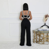 Fashion Slim Wrap Chest And Sling Jumpsuit 2 Piece Set CYA-901259