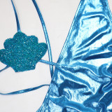 Sexy Backless Solid Color One Piece Swimsuit CYA-901240
