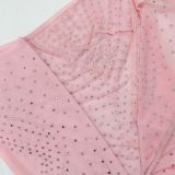  Sexy Tube Top Mesh Hot Drill Evening Dress CYA-901222