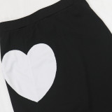Color Block Sling Vest And Spit Skirt Two Piece Set CYA-901307