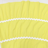 Fashion Sling Tops Big Swing Long Skirt Two Piece Set CYA-901275