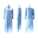 Fashion Split Loose Casual Shirt Dress SFY-489
