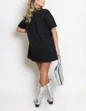 3D Cartoon Print Casual T-shirt Dress SFY-TW487