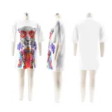 3D Cartoon Print Casual T-shirt Dress SFY-TW487