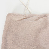 Sleeveless Tube Tops Slim Mini Dress GAXB-A445DS