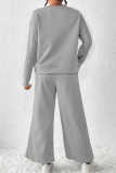 Solid Color Long Sleeve Sport Two PIece Pants Set ME-Q24S8524