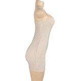 Sleeveless Tube Tops Slim Mini Dress GAXB-A445DS