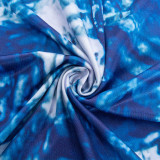 Sleeveless Print Halter Slim Maxi Dress GAXB-A438DS
