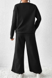Solid Color Long Sleeve Sport Two PIece Pants Set ME-Q24S8524